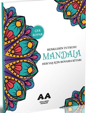 Mandala Renklerin Tutkusu Her Yaş İçin Boyama Kitabı