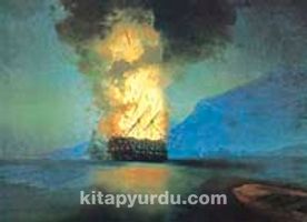 Patlayan Gemi-1900 / Ivan Konst. Aivazovsk (AIK 008-35x50) (Çerçevesiz)