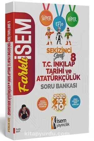 2020 Farklı İsem LGS 8. Sınıf T. C. İnkılap Tarihi ve Atatürkçülük Soru Bankası