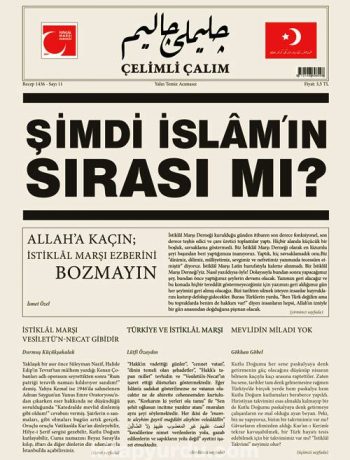 Çelimli Çalım Türk Milliyetçilerinin Mecmuası Aylık Dergi Yıl:1 Sayı:11
