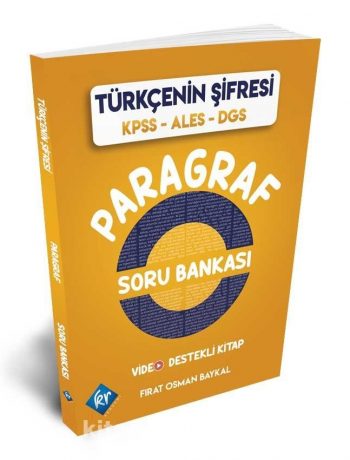 KPSS ALES DGS Türkçenin Şifresi Paragraf Soru Bankası