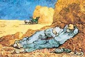 Öğle Üzeri Dinlenme / Vincent Van Gogh (VGV 017-60x90) (Çerçevesiz)