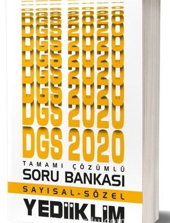 2020 DGS Sayısal Sözel Tamamı Çözümlü