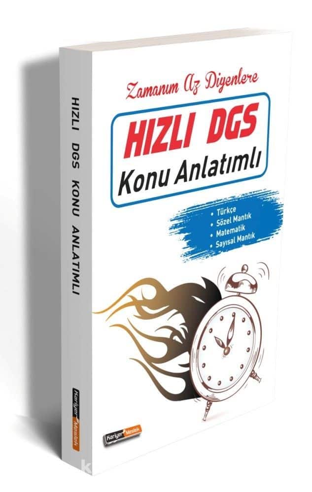 2020 Zamanım Az Diyenlere Hızlı Dgs Konu Anlatımlı