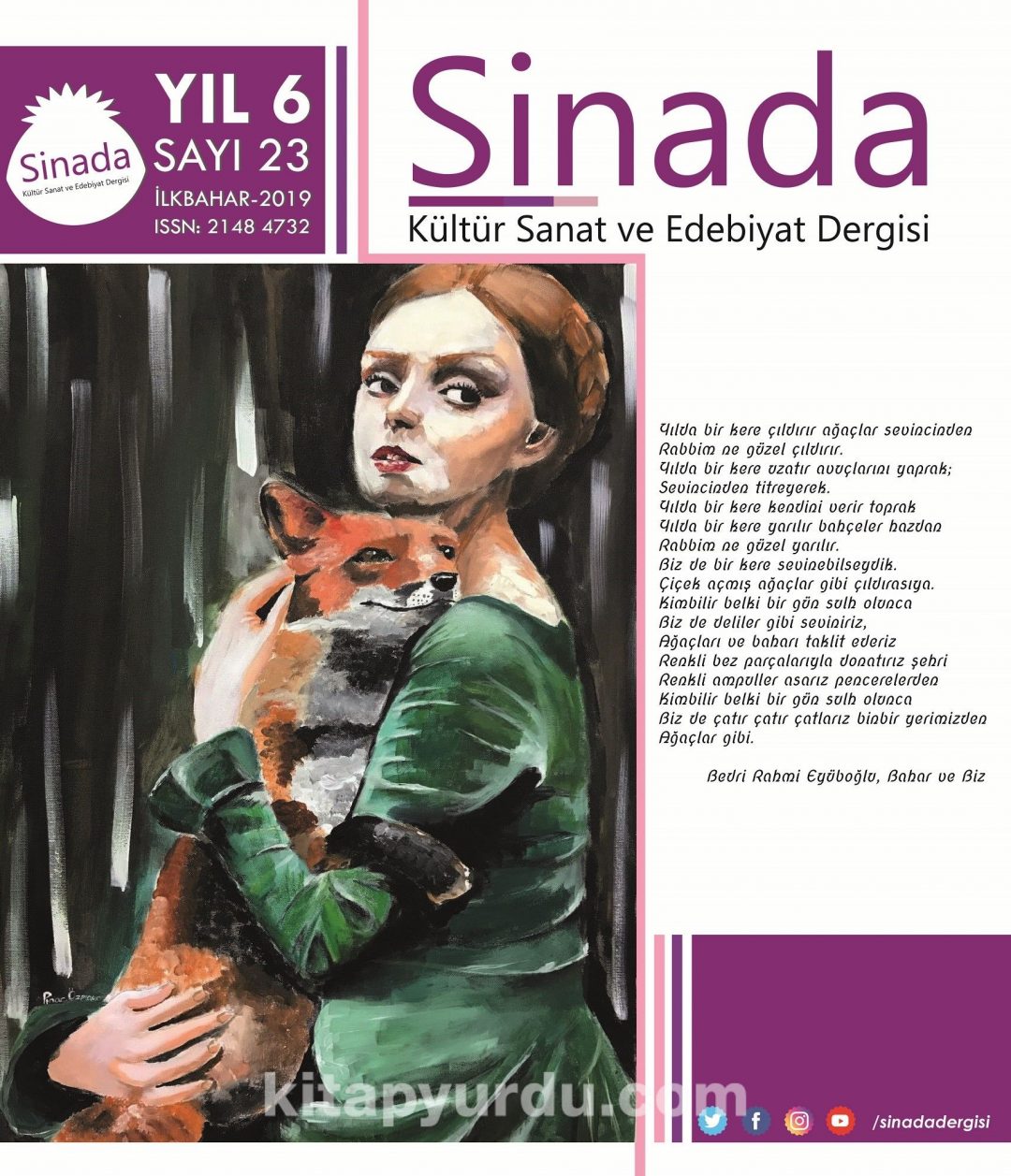 Sinada Kültür Sanat ve Edebiyat Dergisi Sayı:23 İlkbahar 2019