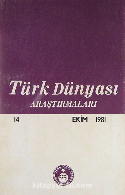 Türk Dünyası Araştırmaları  Ekim 1981 /  Sayı:14 2-D-34