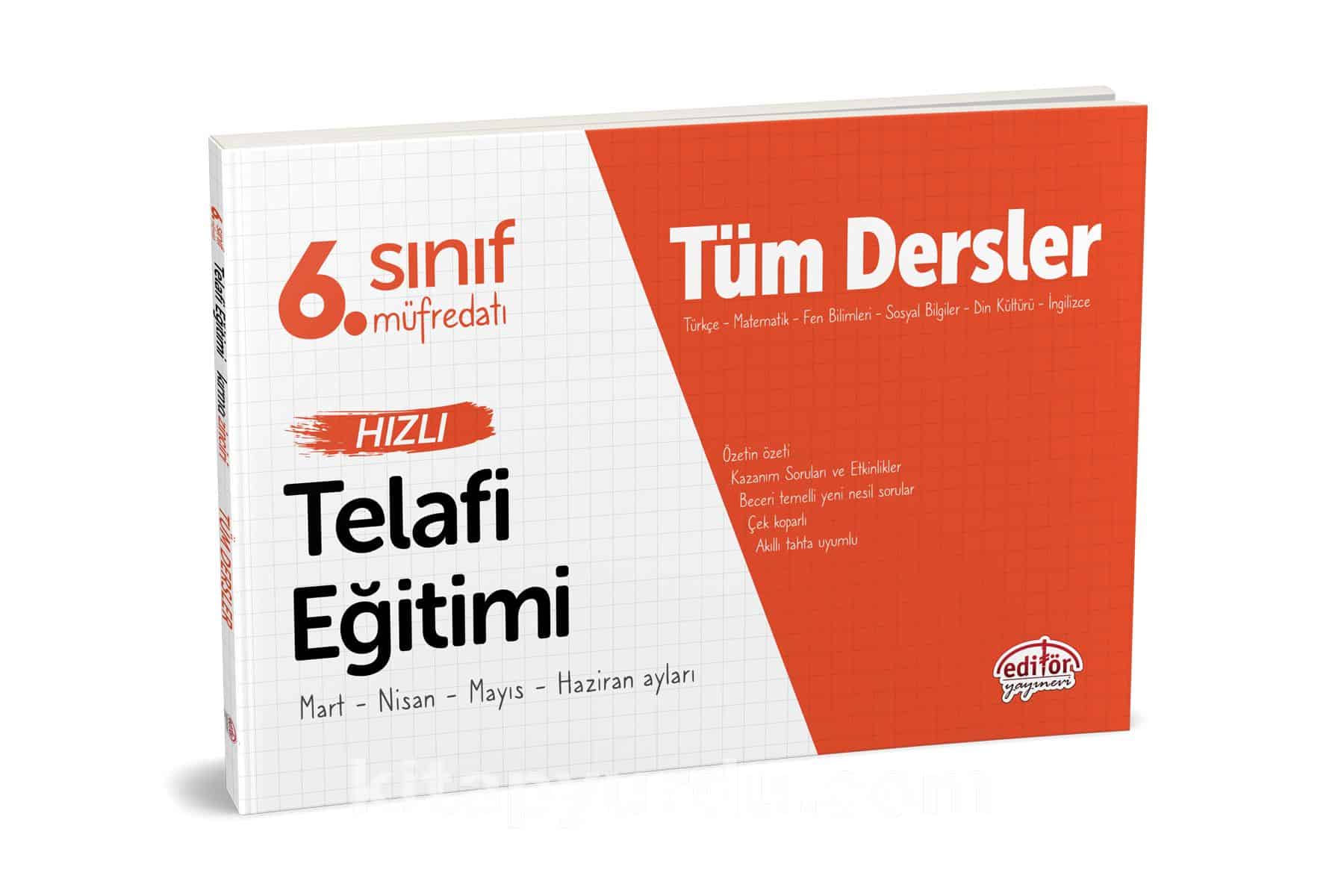 6. Sınıf Tüm Dersler Hızlı Telafi Eğitimi