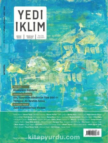 7edi İklim Sayı:346 Ocak 2019 Kültür Sanat Medeniyet Edebiyat Dergisi