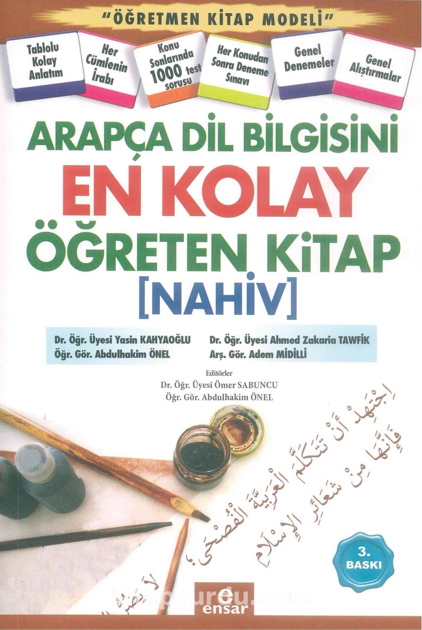 Arapça Dil Bilgisini En Kolay Öğreten Kitap (Nahiv)