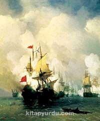 Sakız Adasında Deniz Savaşı-1848 / Ivan Konst. Aivazovsk (AIK 010-30x35) (Çerçevesiz)