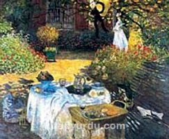 Kahvaltı / Claude Monet (MCL 058-30x35) (Çerçevesiz)