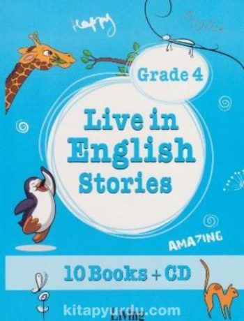 Live in English Stories Grade 4 (10 Books-Cd)