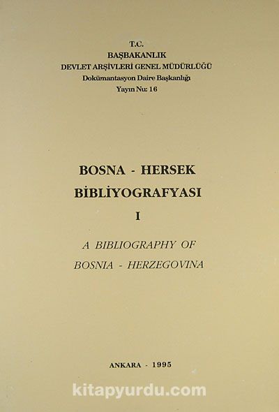 Bosna-Hersek Bibliyografyası 2 Cilt (Ürün Kodu:1-C-7)