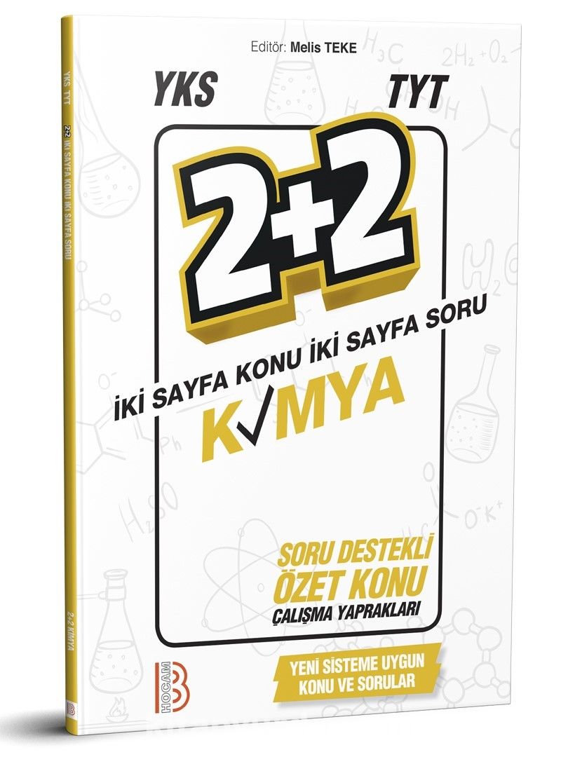 YKS TYT Kimya 2+2 Soru Destekli Özet Konu Yaprakları