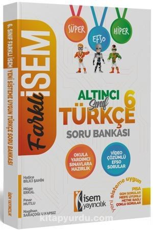 2020 Farklı İsem 6. Sınıf Türkçe Soru Bankası