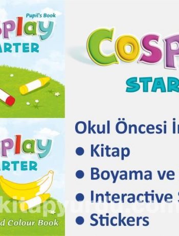 Cosplay Starter Okul Öncesi İngilizce Eğitim Seti (Kitap +Boyama ve Çizim Kitabı +Stickers +Interactive software)