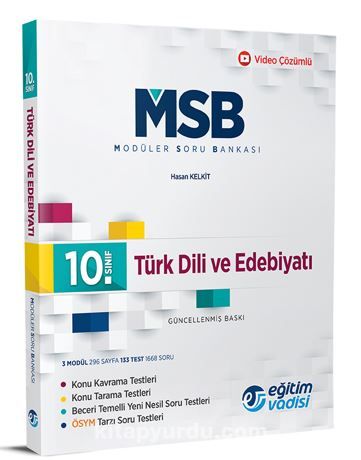 10. Sınıf Türk Dili ve Edebiyatı Modüler Soru Bankası