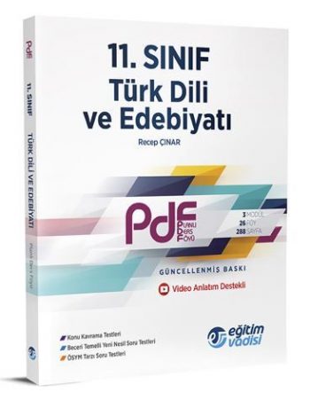 11. Sınıf Türk Dili ve Edebiyatı PDF Planlı Ders Föyü