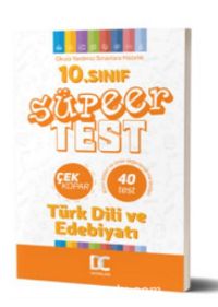 10. Sınıf Türk Dili ve Edebiyatı Çek Kopar Süper Test