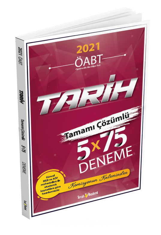 2021 ÖABT Tarih Tamamı Çözümlü 5x75 Deneme