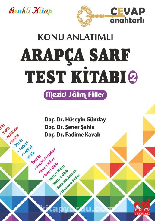 Konu Anlatımlı Arapça Sarf Test Kitabı-2