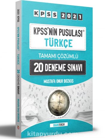 2021 KPSS'nin Pusulası Türkçe Tamamı Çözümlü 20 Deneme Sınavı