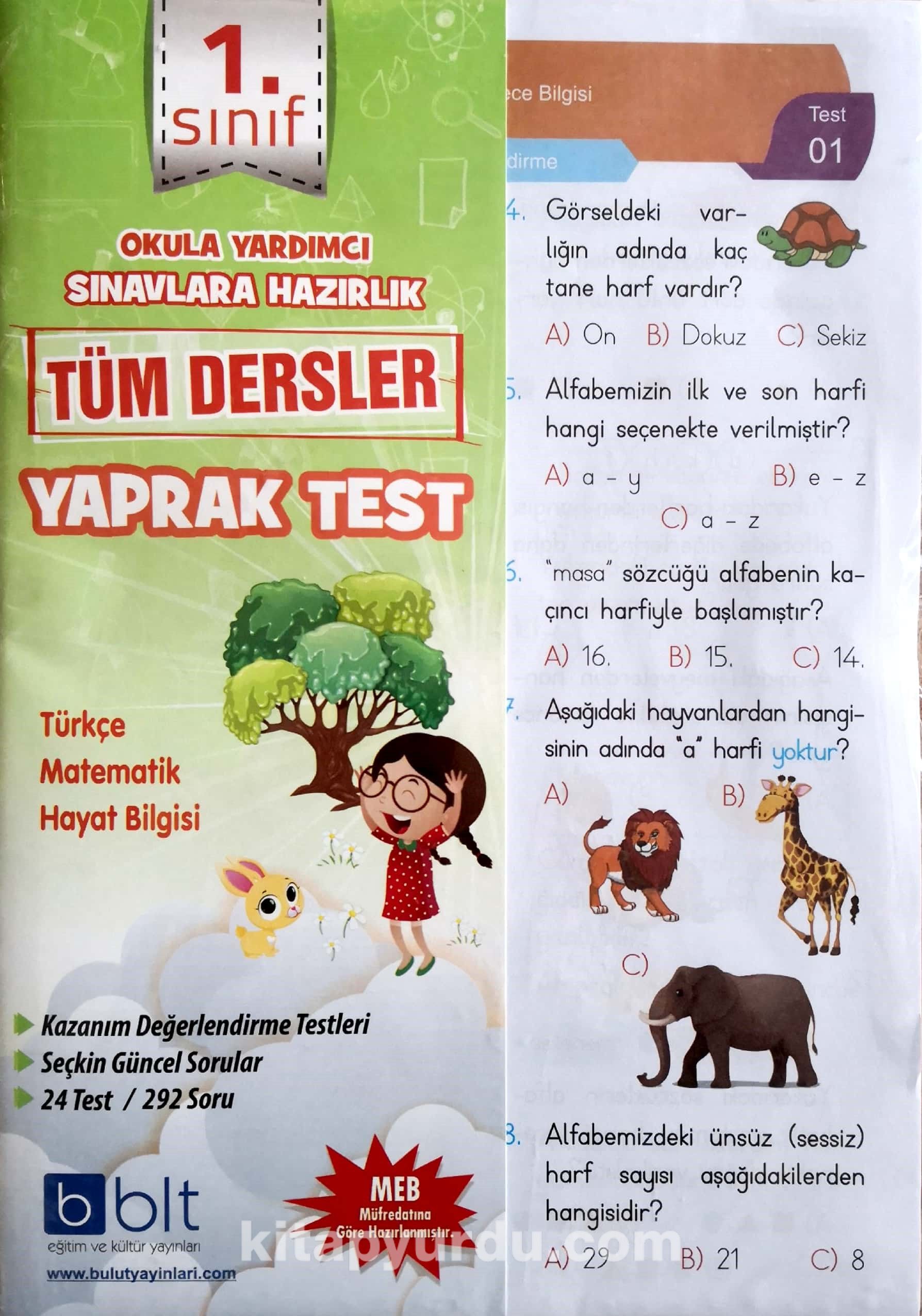 1. Sınıf Tüm Dersler Yaprak Test