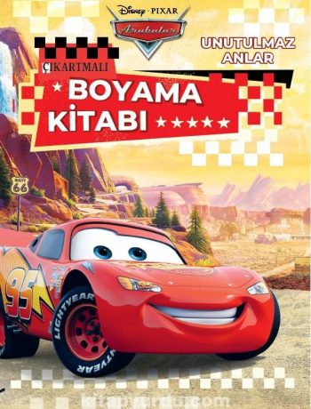 Disney Pixar Arabalar Unutulmaz Anlar Çıkartmalı Boyama Kitabı