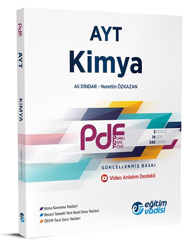 AYT Kimya PDF Planlı Ders Föyü