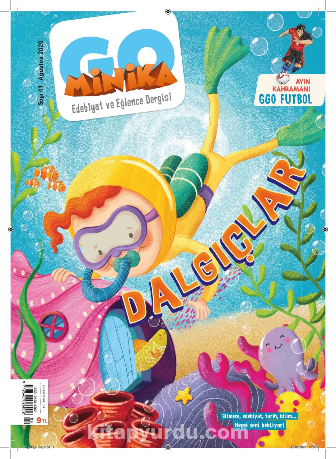 minikaGO Aylık Çocuk Dergisi Sayı: 44 Ağustos 2020