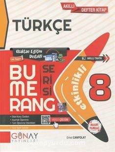 Bumerang Serisi - 8. Sınıf Etkinlikli Türkçe Soru Bankası