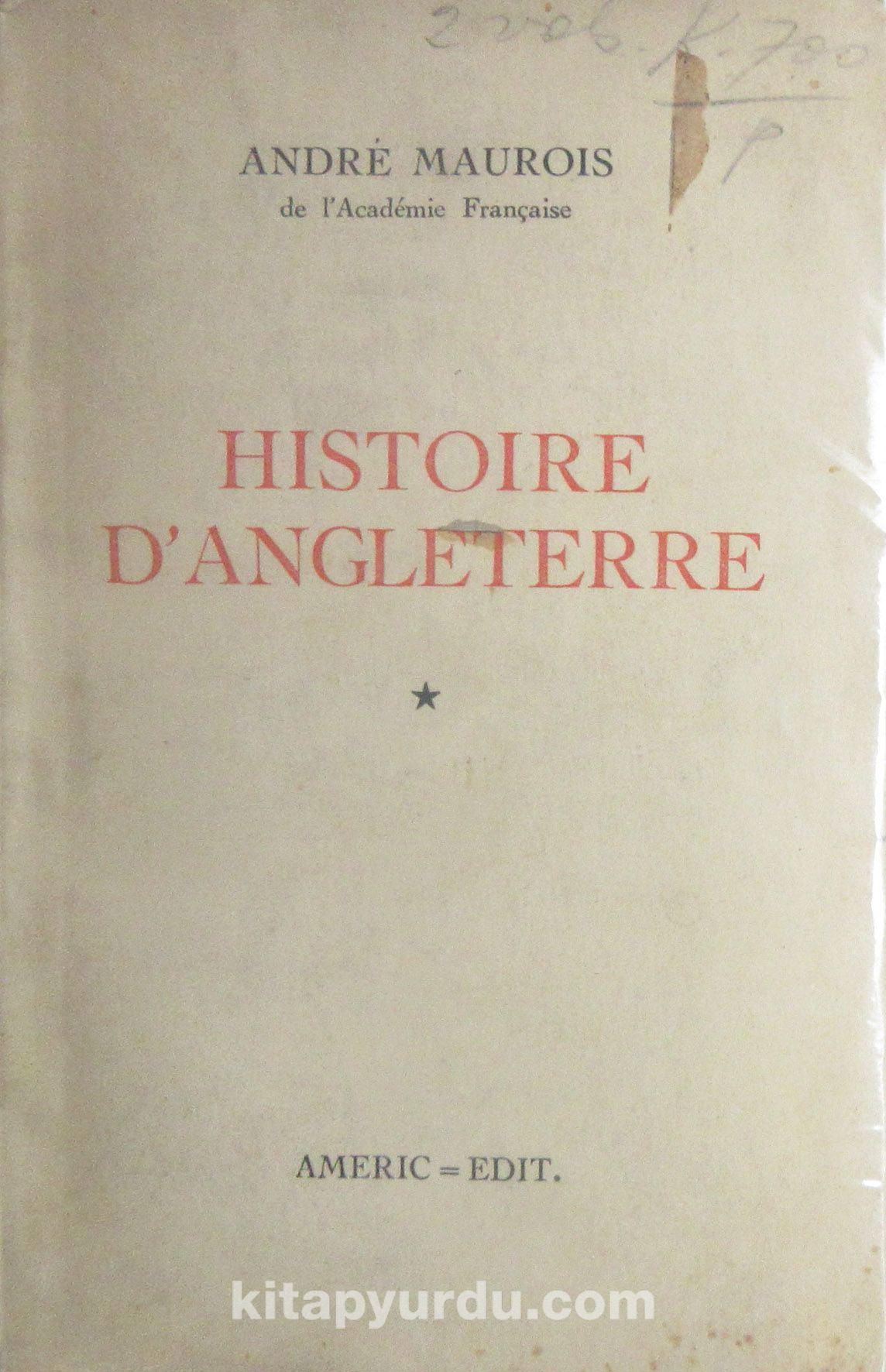 Histoire D'angleterre (4-D-27)