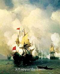 Sakız Adasında Deniz Savaşı-1848 / Ivan Konst. Aivazovsk (AIK 010-30x35) (Çerçevesiz)