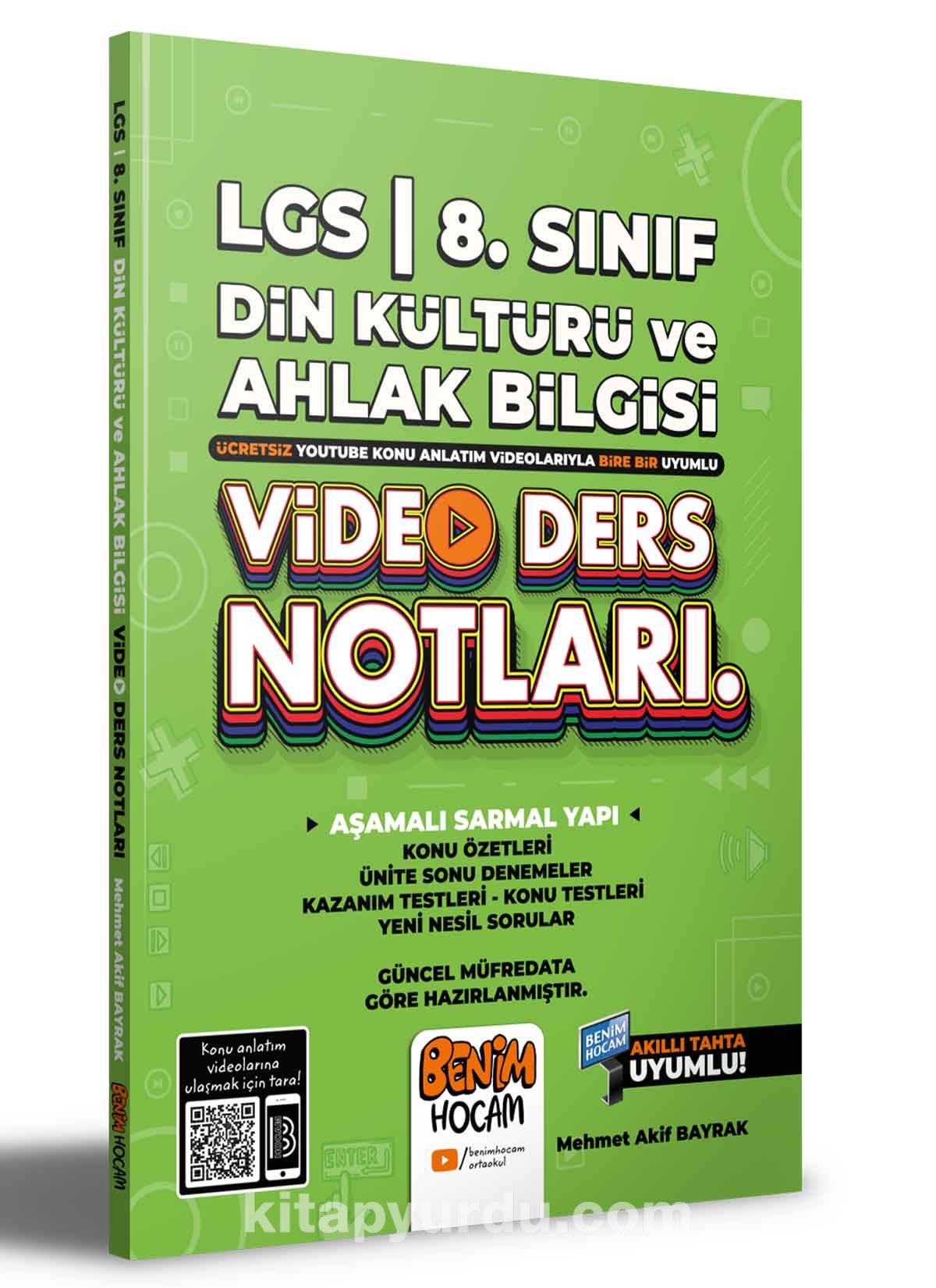 2022 LGS 8.Sınıf Din Kültürü ve Ahlak Bilgisi Video Ders Notları (Konu Anlatımı)