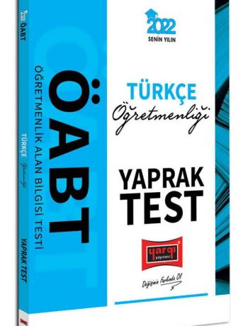 2022 ÖABT Türkçe Öğretmenliği Yaprak Test