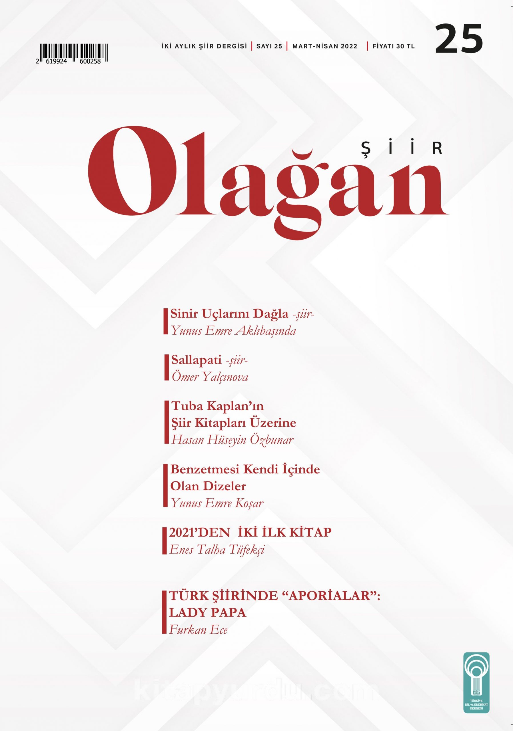 Olağan Şiir Dergisi Sayı:25 Mart-Nisan 2022