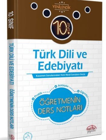 10. Sınıf Türk Dili ve Edebiyatı Öğretmenin Ders Notları