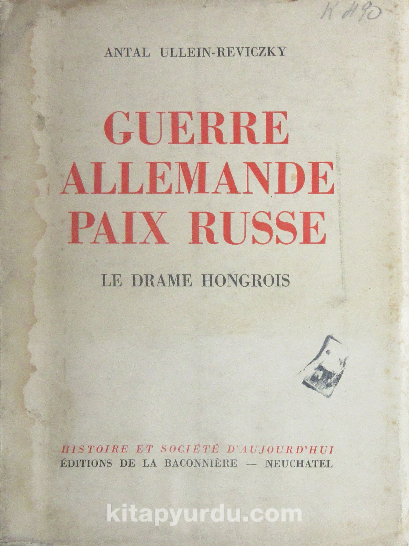 Guerre Allemande Paix Russe (4-D-3)