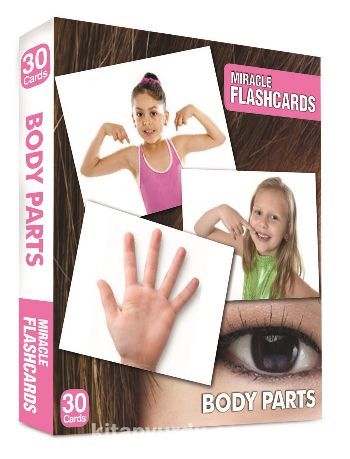 Miracle Flashcards Charts Body Parts (30 Cards)