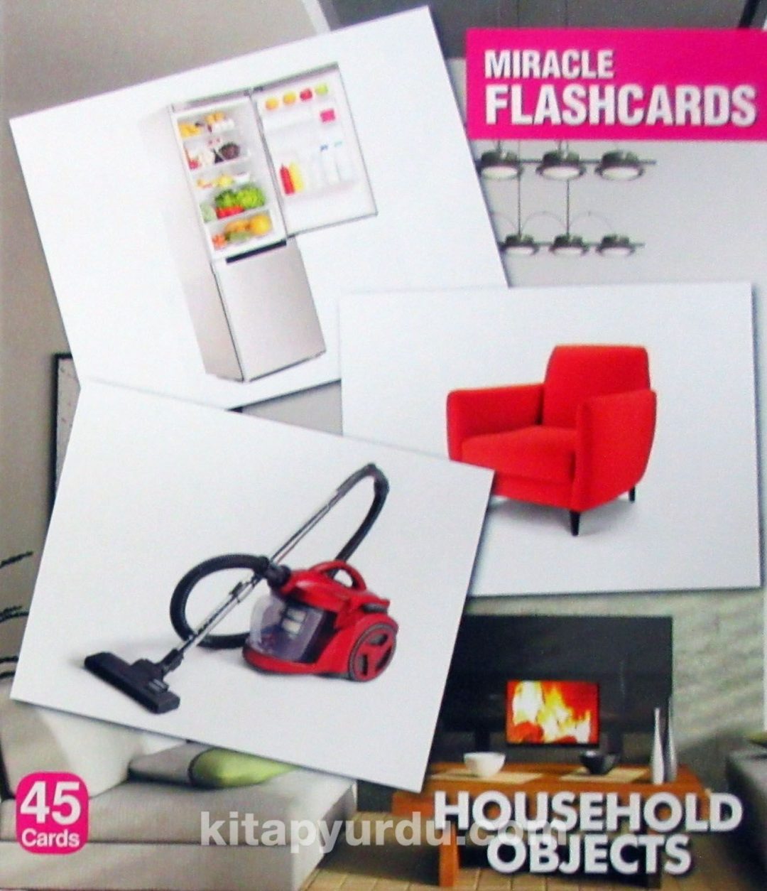 Miracle Flashcards Charts Household Objects (45 Cards)