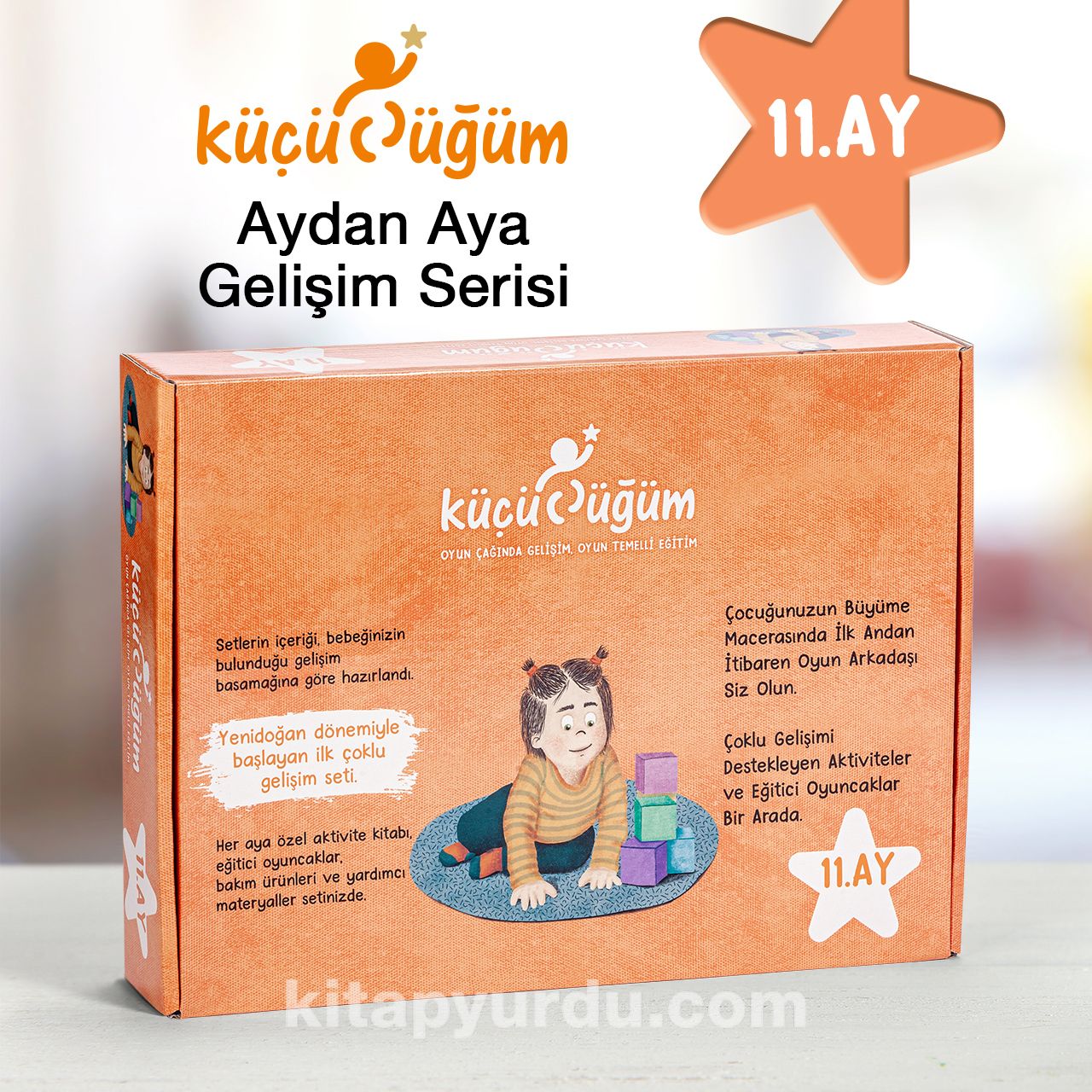 Küçücüğüm Aydan Aya Gelişim Serisi 11. Ay / Öğrenerek Büyüyorum!