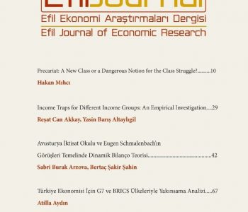 Efil Ekonomi Araştırmaları Dergisi; Cilt: 5 Sayı: 3