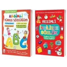 Resimli Örnek Cümleli İngilizce Sözlük ve Türkçe Sözlük - 2 Kitap Set TDK Uyumlu
