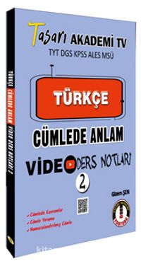 Türkçe Cümlede Anlam Video Ders Notları 2