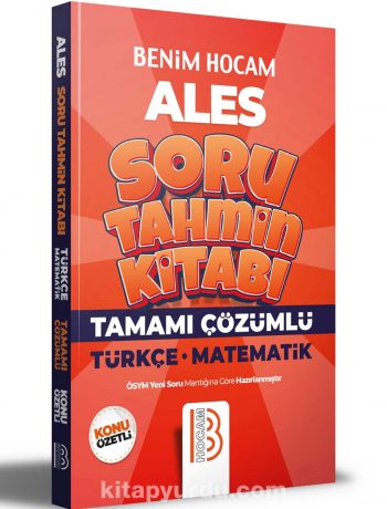 2022 ALES Türkçe Matematik Tamamı Çözümlü Soru Tahmin Kitabı