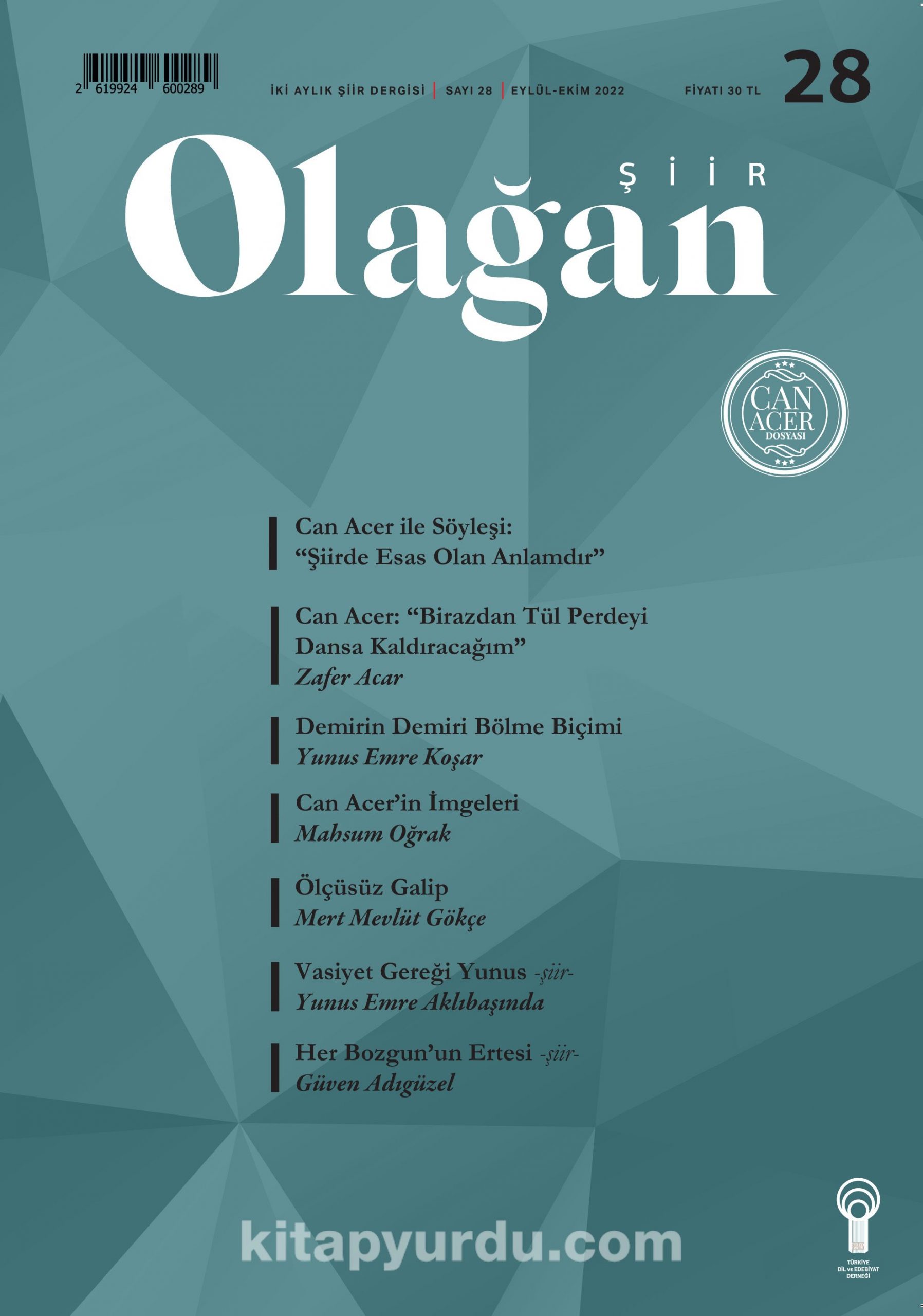 Olağan Şiir Dergisi Sayı:28 Eylül-Ekim 2022