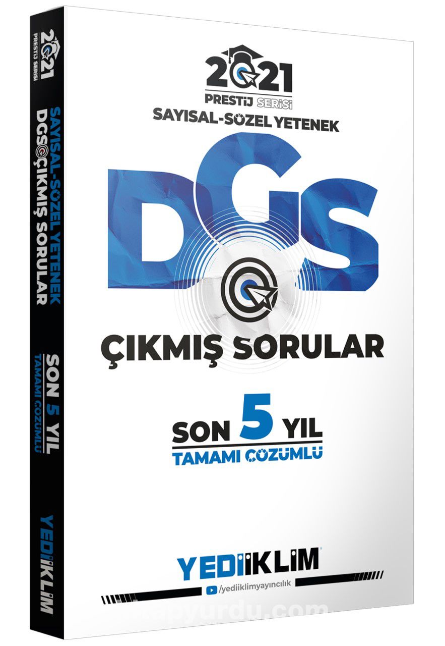 2021 Prestij Serisi DGS Tamamı Çözümlü Son 5 Yıl Çıkmış Sorular