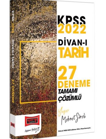 2022 KPSS Divan-ı Tarih Tamamı Çözümlü 27 Deneme