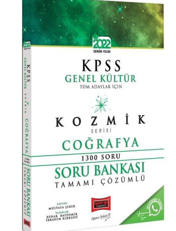 2022 KPSS Tüm Adaylar İçin Genel Kültür Kozmik Serisi Tamamı Çözümlü Coğrafya Soru Bankası