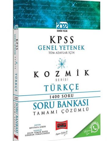 2022 KPSS Tüm Adaylar İçin Genel Yetenek Kozmik Serisi Tamamı Çözümlü Türkçe Soru Bankası
